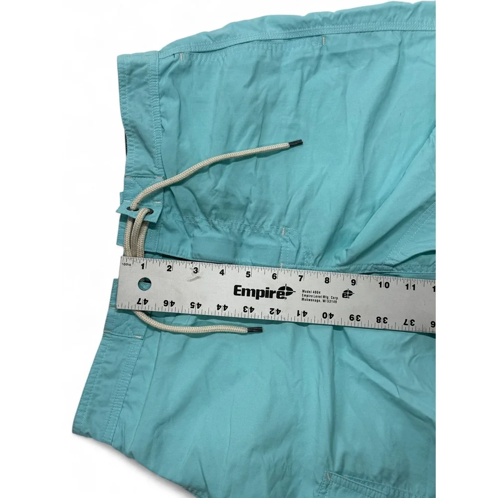 Polo Ralph Lauren Mens Small Board Shorts Swim Trunks Drawstring Aqua‎ Blue